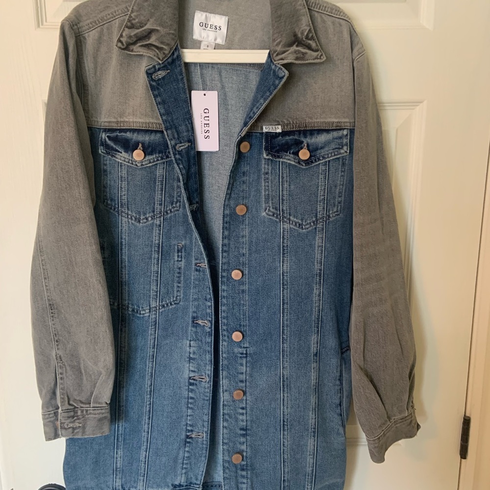 BRAND NEW GUESS DENIM JACKET - S